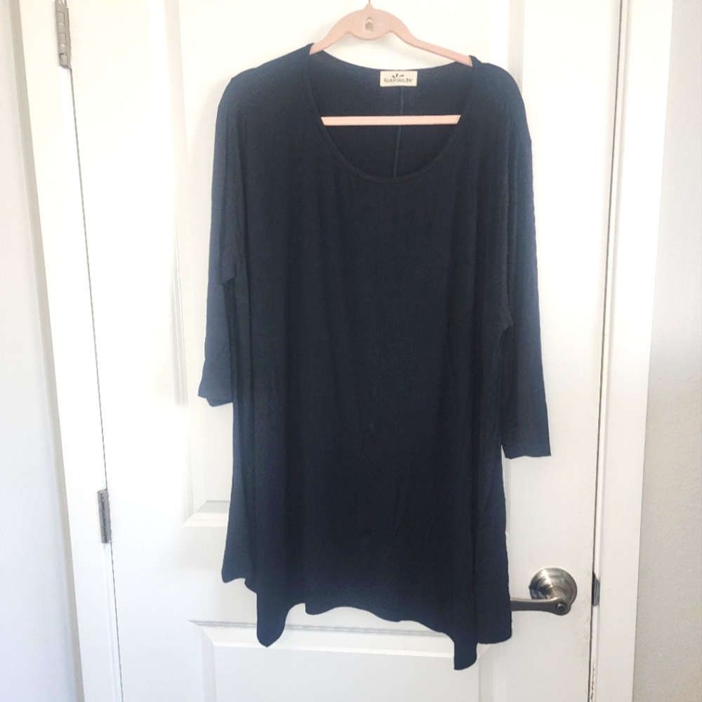3/$25  Zerdocean Black Tunic top
